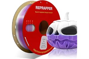 RepRapper Light Change 3D Printer Filament, White to Pink 1.75 PLA, Beautiful Color Change 1KG PLA Filament (2.2lbs), Colorshift 3D Printing Filament for 3D Printer