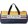Tommy Hilfiger Polyester 53 cms Navy + Yellow Gym Shoulder Bag (TH/KENDALL0814)