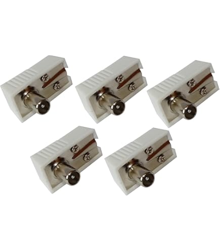 Connecteurs Antenne TV Coudés 90° - Lot De 2 Prises IEC 169-2 9.5mm Sans Soudure