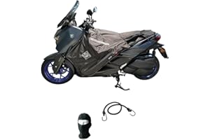 MOTO SPORT MONDO COMPATIBILE CON YAMAHA X-Max 300 Tech Max PER ANNO 2025 COPRIGAMBE TERMOSCUDO TUCANO URBANO R244-X COPERTA TERMICA IMPERMEABILE TRE STRATI HYDROSCUD INTERNO ECOPELLICCIA ESTERNO NYLON