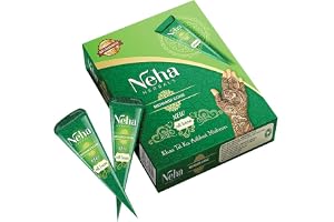 Neha Heena Con Paste Tube för tatueringar tillverkade av naturliga produkter