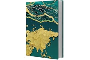 NBEADS Stretchable Paperback Book Cover, 40x48.5cm World Protective Book Cover Reusable Elastic Book Protector for Most Hardcover Books