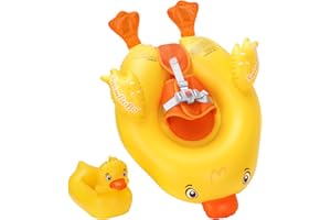Swimbobo Inflatable Baby Swimming Float with Safe Bottom Support for Safer Swims Size Improved Infant Pool Floaties Swimming Pool Toys
