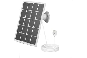 10 W solpanelsladdare för säkerhetskameror, solladdningspanel för Arlo Ultra/Ultra 2 för Arlo Pro 5S för Arlo Pro 4/Pro 3 för
