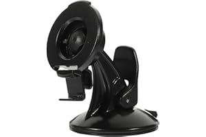 YECNA LEORX Verstellbare 360 Grad rotierenden Saugnapf Halterung Ständer Autohalterung für Garmin Nuvi Raps (schwarz)