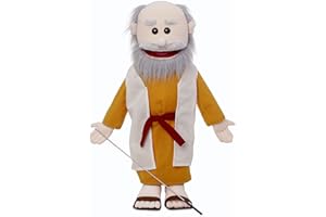 SiLLy puppets Moisés de 25 pulgadas, personaje bíblico de cuerpo completo, marioneta del ministerio cristiano