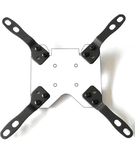 3IDEE Adattatore VESA 75x75 Mm Per Monitor DELL – Compatibile Con S2216M, S2316H, S2416H, SE2416HX E Altri – In PLA Biodegradabile, Set Viti Incluso