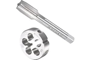 QUARKZMAN M13 x 1mm Metrisk Maskin gänga avtappning och rund matris set x 1 Set 4 Rack Hög hastighet Stål för bearbetning Hårdvara Verktyg