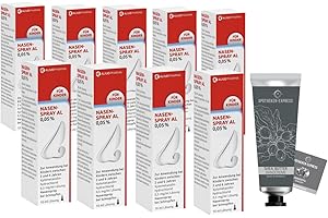 Nasenspray Al Kinder 0,05% Sparset mit 9 x 10 ml und einer Handseife ODER Handcreme der Marke Apotheken-Express
