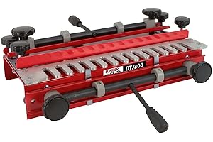 LUMBER JACK 300mm Dovetail Jig for Elegant Dovetail Joints, Woodworking Carpentry Tool, 1/2" Template and Router Cutter Included