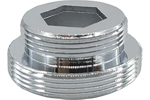 XNTONG - Faucet Adapter, External Thread M26 to External Thread M22, Faucet Aerator Adapter, Ideal for Attaching Aerators to Kitchen Taps, (M26-M22)