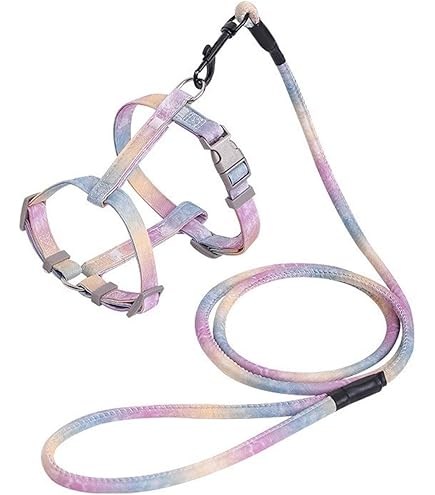 Purple SCENEREAL For Walking, Escape Proof Adjustable Cat Harness