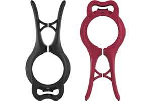 Browin 139044 Uniwersalny otwieracz 2 w 1 do słoików fi 66 i 82, bordowy