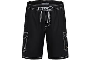 APTRO Pantaloncini da Bagno Uomo Costume Piscina Uomo Pantaloncini Palestra Uomo con Coulisse Regolabile e Fodera in Rete S-5XL