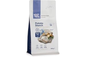 Wholefood Earth Skrobia Ziemniaczana, bez GMO, Wegańska, bez Mleka, bez Dodatku Cukru, 500 g