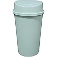 KetoPlastics KITCHEN BIN 45 Liter 45 Litre 45L TOUCH BIN Colour Bin for Home Garden Office School Kitchen Bathroom Touch Top Bin Portable Pedal Bin Removable Lid - SAGE GREEN