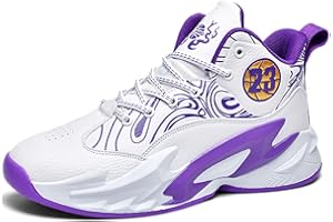 WOWEI Zapatillas de Baloncesto para Hombre Antideslizantes Zapatos de Baloncesto Aire Libre Deportivas Calzado de Baloncesto Hombre Masculino Zapatillas Gimnasio