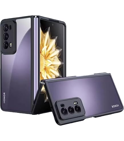 Karbonfaser Schutzhülle Für Huawei Honor Magic V2 – Magnetisch, Mit Ständer & Kabellosem Laden
