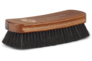 LANGER & MESSMER EXKLUSIVE SCHUHMODE HEIDELBERG Langer & Messmer Shoe Brush | Polishing Brush Made Of Horsehair For Polishing Your Shoes (dark)