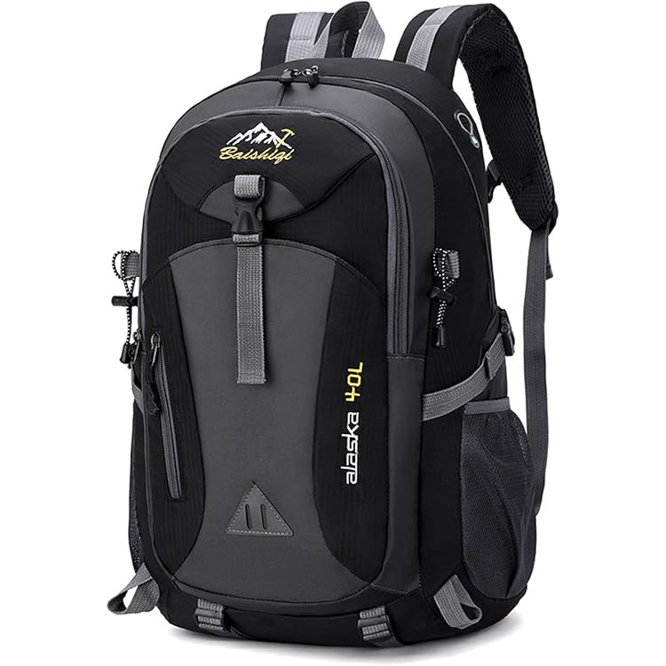 Sac à Dos Randonnée MFH National Guard - Noir - Nylon - Capacité Généreuse - Neuf