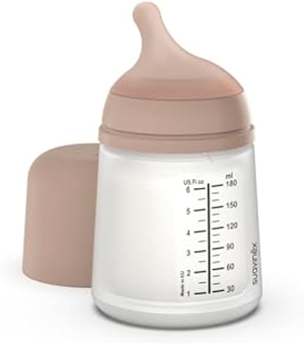 Biberon MAM Easy Start Anti-Colica 130 Ml – 0+ Mesi, Colore Lino, Con Ciuccio SkinSoft, Ideale Per Allattamento Misto