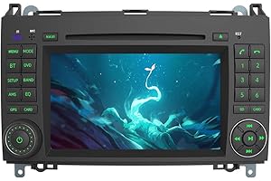 AWESAFE Autoradio für Mercedes-Benz A Klasse/B Klasse/Vito/Viano/Sprinter Unterstützt DAB+ Bluetooth CD DVD RDS Radio 2 Din 7 Zoll Bildschirm