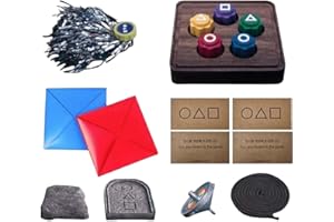 GENERISCH Gonggi Korean Game, Gonggi Traditionelles Spielspiel,Traditional Korean Games, Gonggi Stone Catching Game,Korean Folk Game Set, Jebi chagi,Gong-gi, Biseokchigi,Paeng-y, DDAKJI,Family Travel Games