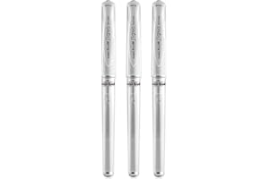 Uni-Ball Signo UM-153 długopis żelowy - biały (zestaw 3 szt.)