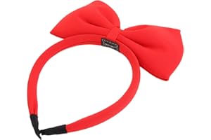 HAPINARY Bandeau Rouge avec Grand Nœud pour Filles Accessoire de Cheveux pour Noël Anniversaire et Fêtes Garçon Fille