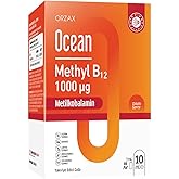 Ocean Methyl B12 Sublingual Spray (1 x 10 mL) containing 1000 mcg Methylcobalamin