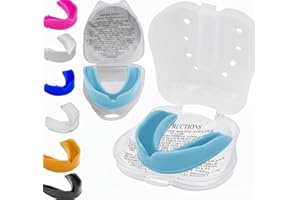 ZIPPERLIME Mouth Guard Gum Shield Contact Rugby Sports Martial Arts MMA Boxing Hockey Football Kids Youth Teeth Protection Boys Girls Boil Bite Fit Professional Mouthguard for Junior Age Year 5 6 7 8 9 10 11