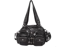 FLOVING New Vintage Lady Multi Pockets Shoulder Bags Women Messenger Bags