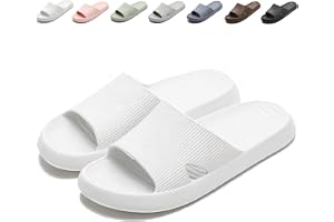 Anmerl Duschtofflor för Män och Kvinnor, Mjuka Bekväma Ultralätta Sommar Tofflor Sandaler, Halkfria och Snabbtorkande Badrum-Duschskor