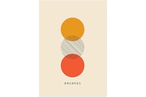 ANIMATO Sunset Poster, Bauhaus Print, Framed Abstract Art, Mid-Century Wall Art, Modern Home Decor, Gift Idea, Archival Matte, A4 (Print Only) - 29.7x21cm