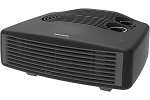 Taurus – Calefactor Tropicano 3000 | Superficies de 30 m² | 2 Velocidades Calentamiento | Termostato Ajustable | Función Ventilador | Seguridad Sobrecalentamiento | Modo Silencioso