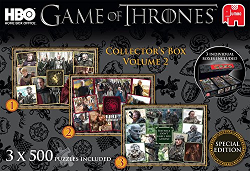 Jumbo Games Game of Thrones Jigsaw Puzzles (3 x 500-Piece)