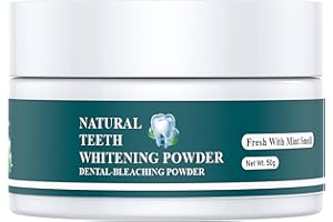 CELAKEETY Teeth Whitening Powder: 10 Month Supply | Natural Tooth Powder | Remineralizing Teeth Whitening Powder | Toothpaste Power | Enamel-Safe & Sensitivity-Free | Cool Mint Flavour | Removes Years of Stains