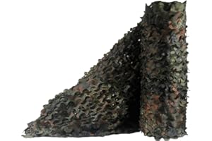 LOOGU Red de Camuflaje, persianas de Red de Camuflaje Ideales para sombrillas Que acampan Caza de Caza