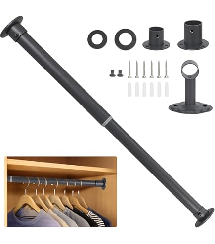 Kledingstang garderobe industrieel design voor plafond | breedte 100 cm