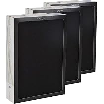 3 Filtri HEPA Di Ricambio Per Purificatori Blueair Serie 500/600 (501, 503, 505, 510, 550E, 555EB, 601, 603, 605, 650E)