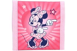mybagstory - Portefeuille - Porte Monnaie - Minnie Mouse - Rose - pour Enfant - Ecole - Maternelle - Garderie - Vacances - 10 cm