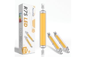 Puosike R7S LED118mm Regulable Lámpara, Bombillas R7S LED Light 20W, Bombilla LED R7S Sustituye Bombilla Halógena 200W,AC 220-240V/2000LM (118mm, 2PCS Natural White)