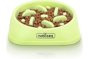 Nobleza Miska dla dużych psów – interaktywna miska do jedzenia, antypoślizgowa, trwała i nietoksyczna, duża, zielona