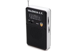 LICENCIAS Bolsillo Valencia C.F. Radios, MP3 y Reproductores de CD, Multicolor (122101)