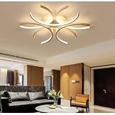 Levora Modern Tasarım - Salon - Mutfak - Yatak Odası Beyaz Işıklı Led Avize (Eskitme)