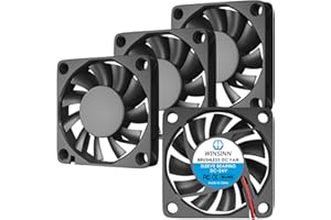 WINSINN Wentylator 60 mm 24 V bezszczotkowy 6010 60 x 10 mm - wysoka prędkość (opakowanie 4 szt.)