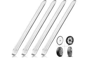 Cerkkapo 4 Stück Reifen Montiereisen, 30cm Montierhebel, Reifenmontierhebel aus Hochfestem Stahl, Reifenheber, Reifenmontage Werkzeug, für Motorrad, Fahrrad, Wagen, E Scooter