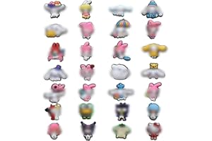 simyron Schuh Charms 28pcs Kitty Shoes Charms Schuh Charms Decoration of PVC Shoes Charms Kawaii Schuhanhänger Geschenk für Mädchen