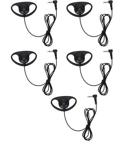 Oreillette à Tube Acoustique Discret Avec Micro Laryngé Pour Radio