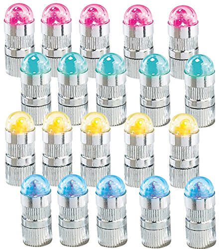 infactory Bunte LED-Ballon-Blinker im 20er-Sparpack inkl. Luftballons